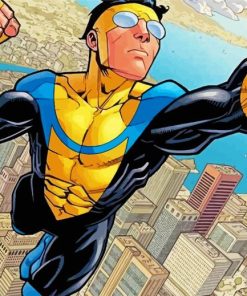 Invincible Superhero paint by numbers