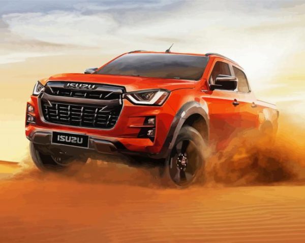 Isuzu Truck paint by numbers