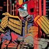 Judge Dredd Hero paint by numbers