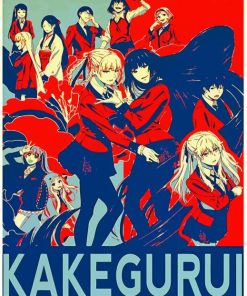 Kakegurui Anime Poster paint by numbers