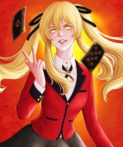 Kakegurui Mary Saotome paint by numbers