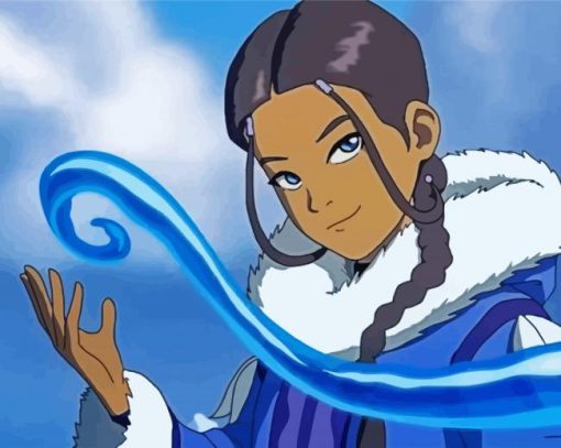 Katara Avatar The Last Airbender paint by numbers