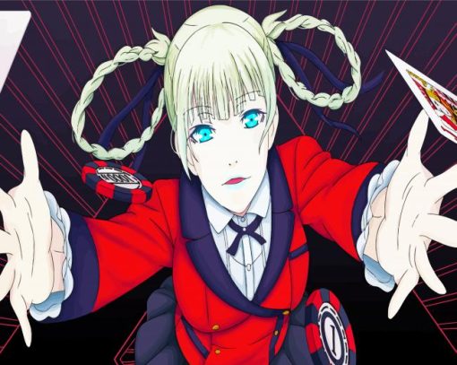 Kirari Momobami Kakegurui paint by numbers