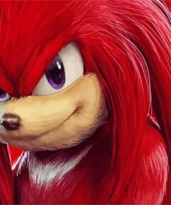 Knuckles Animes PAINT BY NUMBERS