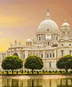 Kolkata Victoria Memorial paint by numbers