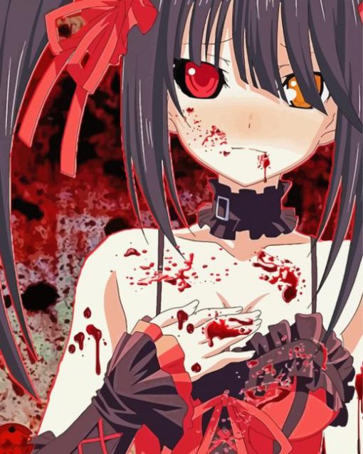 Kurumi Tokisaki paint by numbers