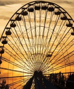 La Grande Roue de Montreal paint by numbers