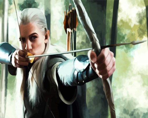 Legolas Elf paint by numbers