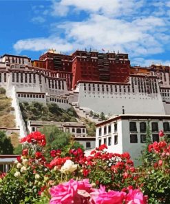 Lhasa Potala Palace paint by numbers