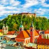 Ljubljana Castle Building paint by numbers