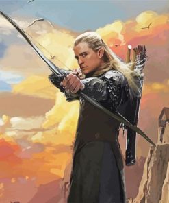 Lord of The Ring Legolas Elf paint by numbers