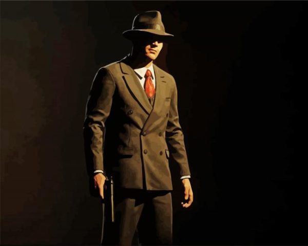 Mafia Man paint by numbers