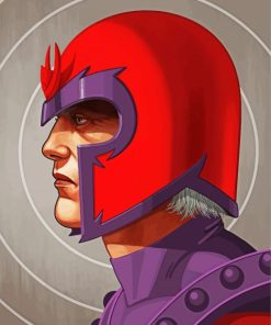 Magneto X Men Comic paint by numbers