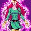 Marvel Jean Grey X Men paint by numbers