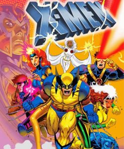 Marvel X Men paint by numbers