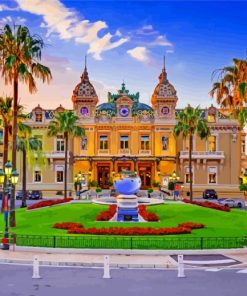 Monaco Monte Carlo Casino paint by numbers