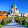 Montreal Saint Josephs Oratory of Mount Royal paint by numbers