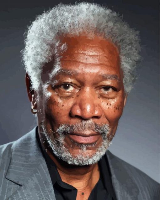 Morgan Freeman paint by numbers