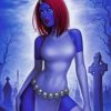 Mystique X Men paint by numbers