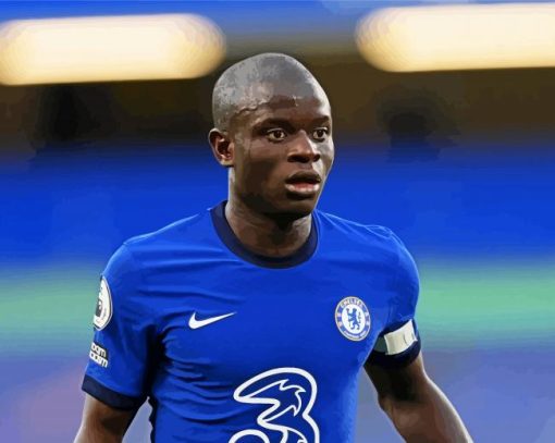 N Golo Kanté Football Player paint by numbers