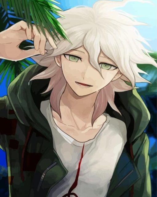 Nagito Komaeda Anime Boy paint by numbers