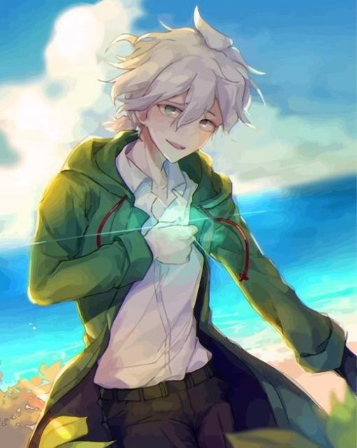 Nagito Komaeda Danganronpa paint by numbers