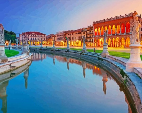 Padua Prato Della Valle Park paint by numbers
