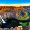 Palouse Falls paint by numbers