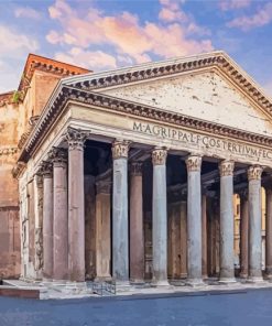 Pantheon Roma paint by numbers