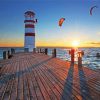 Podersdorf Lighthouse Neusiedl am See paint by numbers