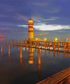 Podersdorf an See Lighthouse paint by numbers