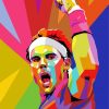 Pop Art Rafael Nadal paint by numbers