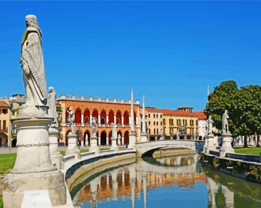 Prato Della Valle Padua paint by numbers