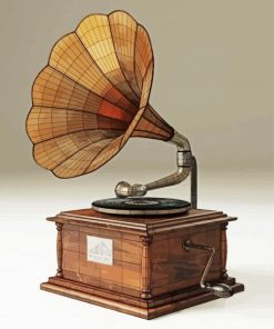 Retro Gramophone Tool Paint By Number