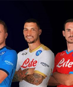 S S C Napoli Players paint by numbers