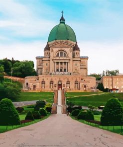 Saint Joseph S Oratory of Mount Royal Montreal Canada paint by numbers