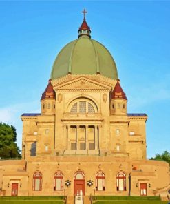 Saint Joseph S Oratory of Mount Royal Montreal paint by numbers