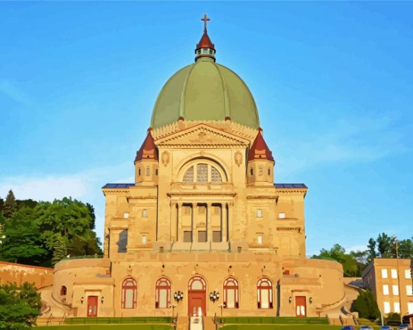 Saint Joseph S Oratory of Mount Royal Montreal paint by numbers