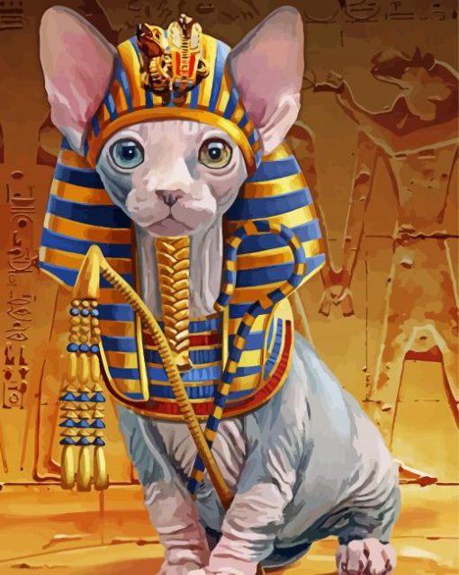 Sphynx Pharaoh paint by numbers