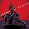 Star Wars Darth Maul paint by numbers