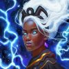 Storm X Men Art paint by numbers