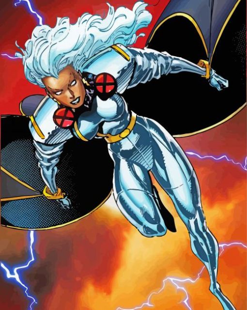 Storm X Men Marvel paint by numbers