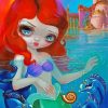 Strangeling Mermaid paint by numbers