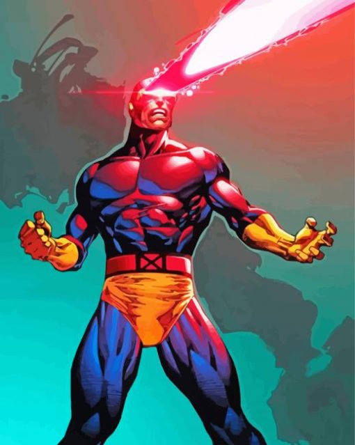 Superheroes Cyclops X Men paint by numbers