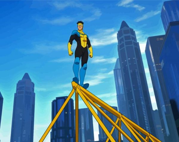 Superpower Invincible paint by numbers