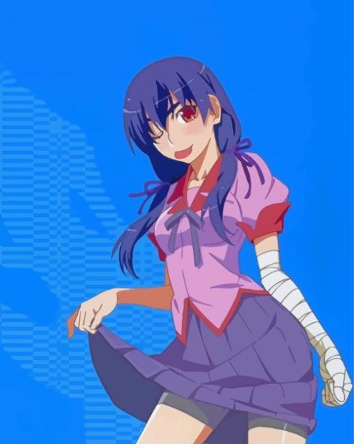 Suruga Kanbaru Monogatari paint by numbers