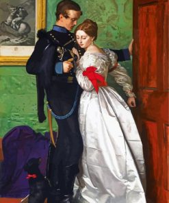 The Black Brunswicker by John Everett Millais paint by numbers