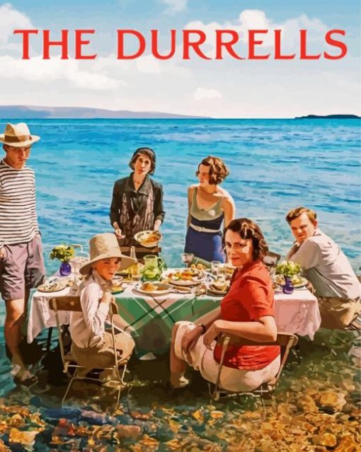 The Durrells paint by numbers