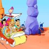 The Flintstones Family paint by numbers