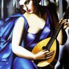 The Musician Tamara De Lempicka paint by numbers